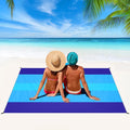 Large Waterproof Sandproof Beach Blanket – Lightweight Beach Mat for 2–3 Adults, Perfect for Travel, Camping, Hiking, and Beach Trips