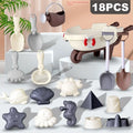 Kids’ Beach Sand Toy Set – Shovels, Buckets, and Sea-Themed Molds for Sandbox Play, Beach Fun, and Sandcastle Building
