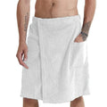 Men’s Soft Wearable Bath Towel with Pocket – Adjustable Shower Wrap for Sauna, Gym, Swimming, Spa, Beach, and Travel