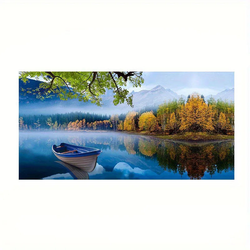 Beach Sunset Landscape Canvas Wall Art – Large Nordic Poster Print for Living Room, Bedroom, and Home Décor