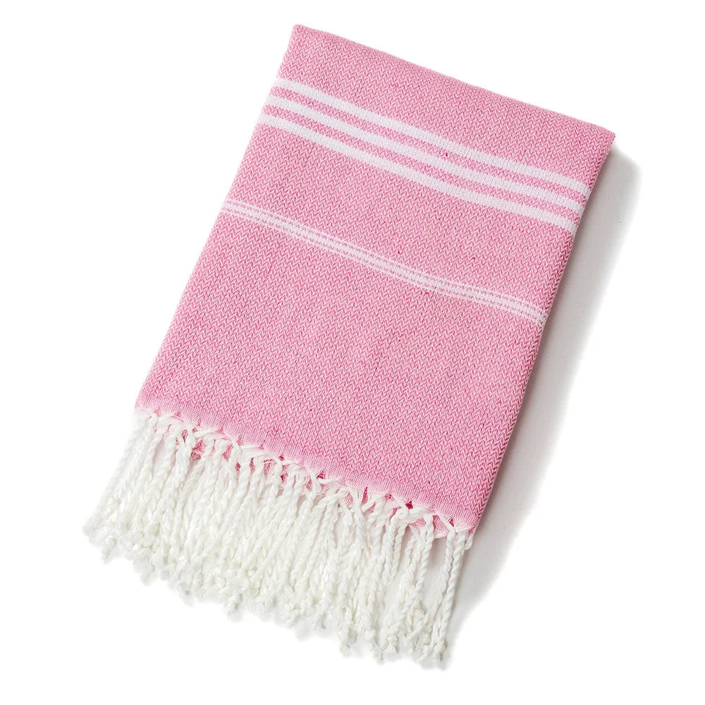 Oversized Turkish Beach Towel 90 × 180 cm – Sand-Free Quick-Dry Swim Towel with Tassels for Adults, Travel, Beach, Pool, and Gifts